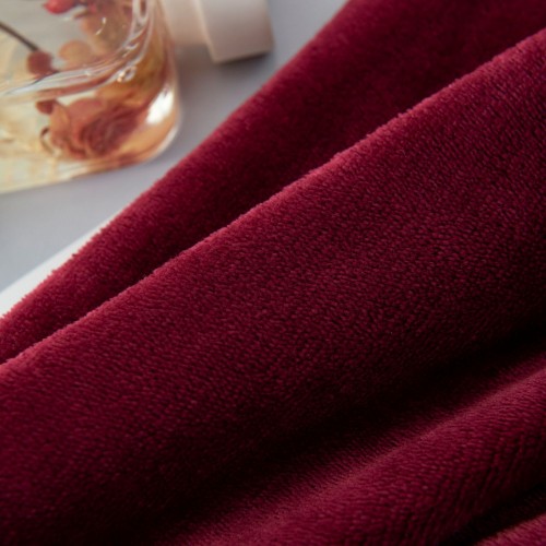 Σετ 3 Τεμάχια Παπλωματοθήκη Velvet Touch Μπορντό
